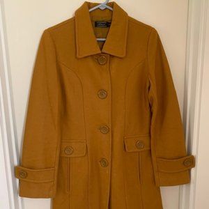 Mustard Yellow Pea Coat